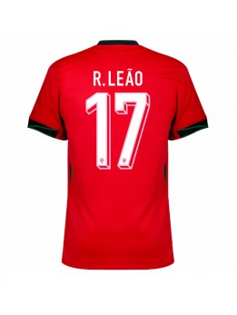 Portugal Rafael Leao #17 Replika Hemmakläder EM 2024 Kortärmad